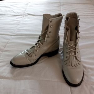 Justin Ivory Cowboy Boots